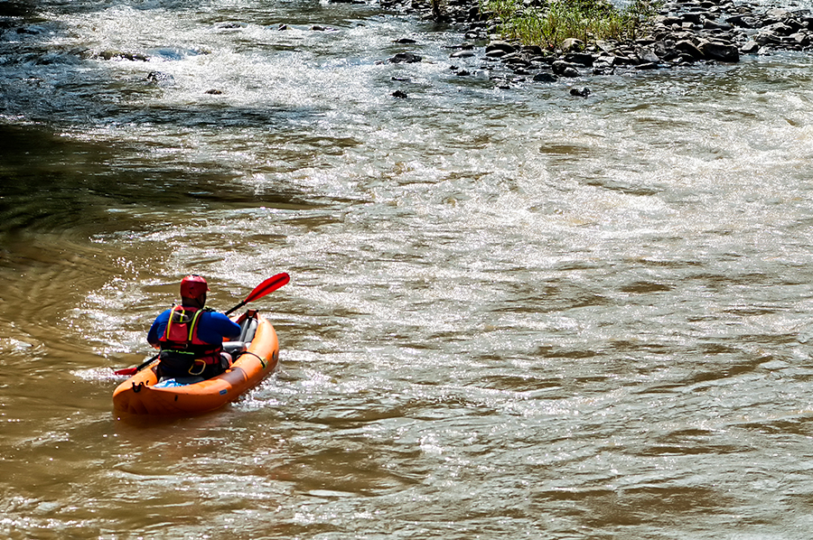 Kayaking on the Water